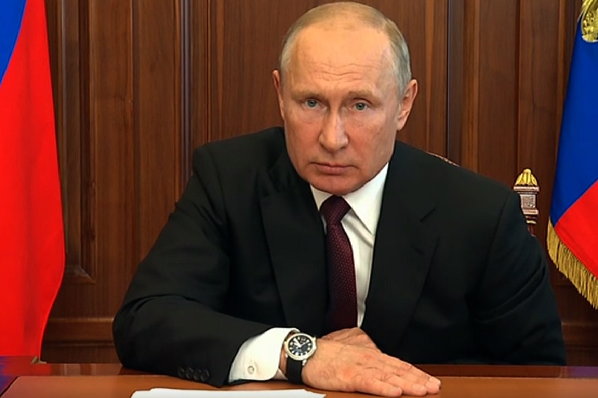 Путин выступит с обращением к жителям