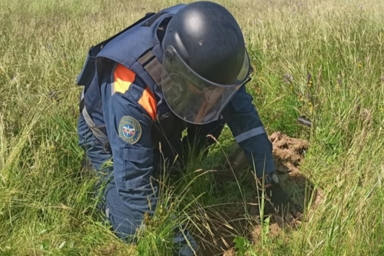 В Тверской области обнаружили мину и снаряд
